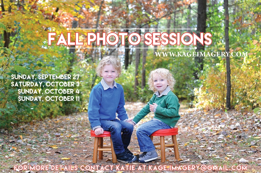 Fall Photo sessions in the Twin Cities