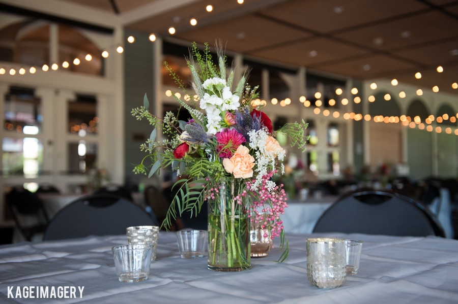 Floral centerpiece by Hadley Road