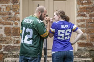 Vikings vs Packers Engagement Photo